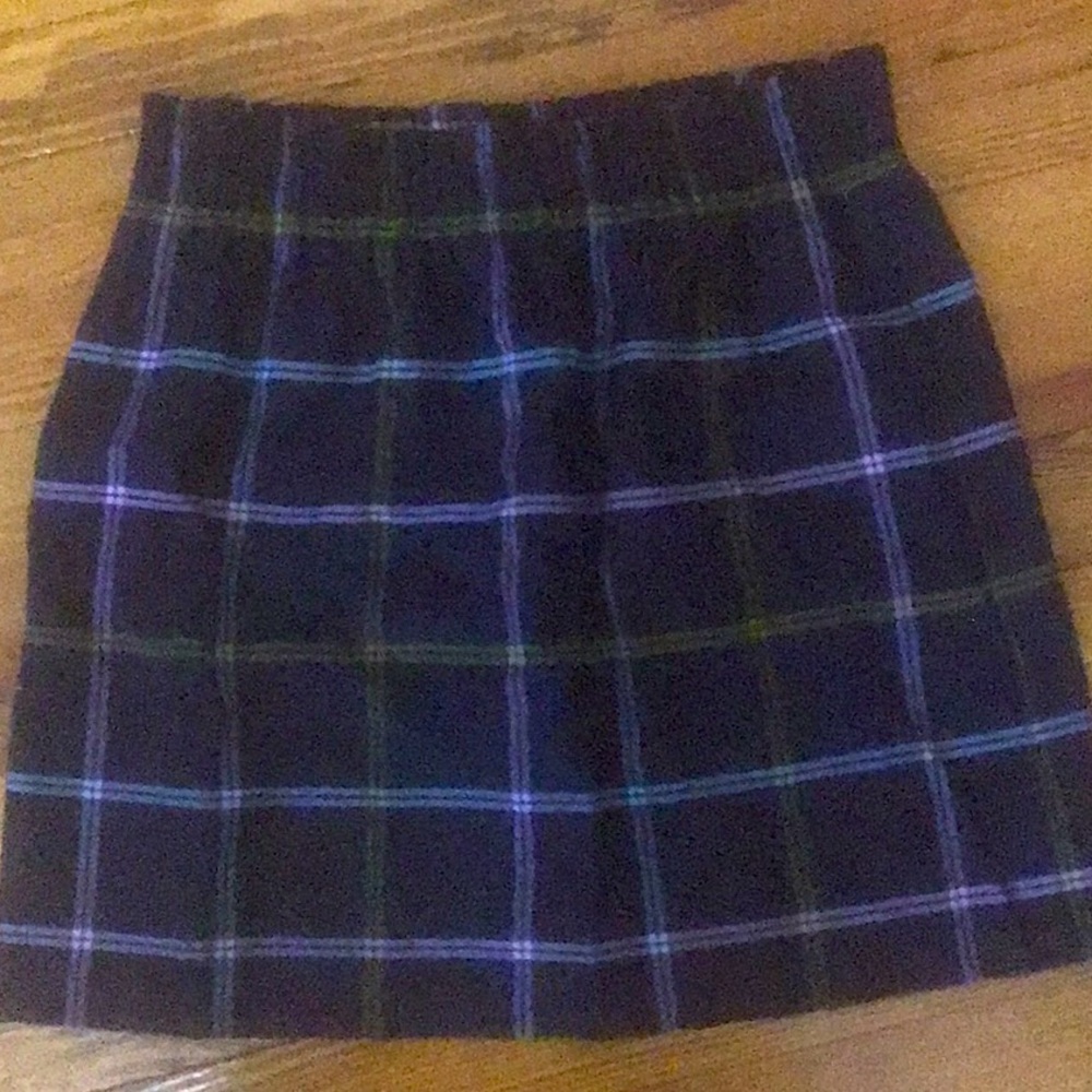 J Crew plaid skirt size 8
